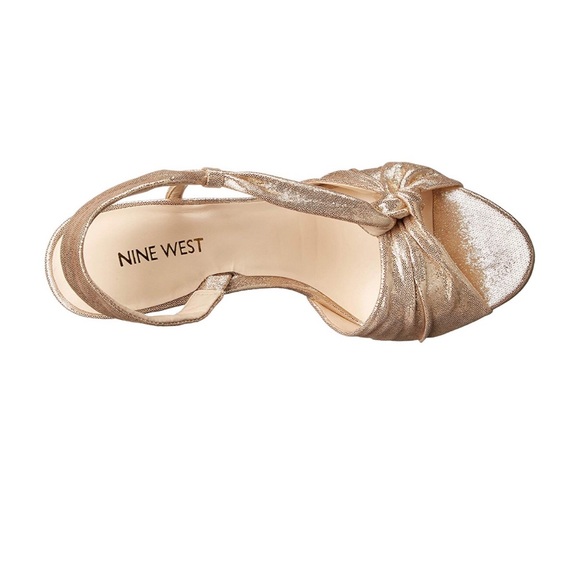 Nine West Ultana formal gold heel - Picture 3 of 4